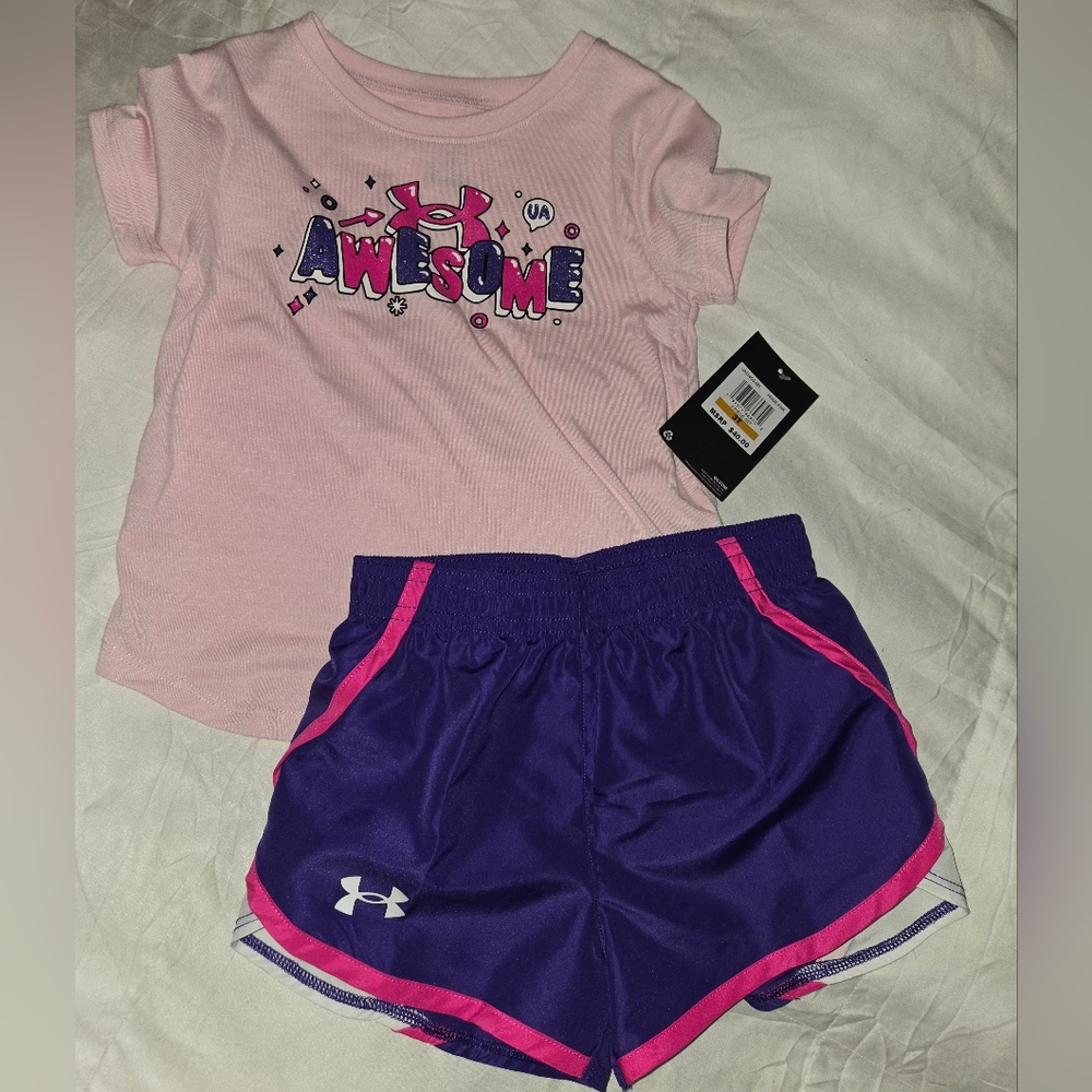Under Armour Girl Athletic Outfit Size 2T